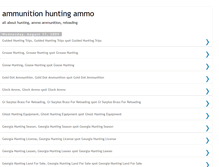 Tablet Screenshot of ammunitionhunting.blogspot.com