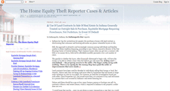 Desktop Screenshot of homeequitytheft-cases-articles.blogspot.com