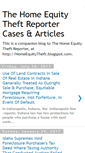 Mobile Screenshot of homeequitytheft-cases-articles.blogspot.com