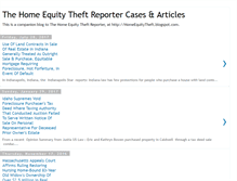 Tablet Screenshot of homeequitytheft-cases-articles.blogspot.com