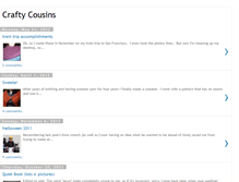 Tablet Screenshot of craftymccartycousins.blogspot.com