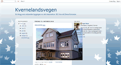 Desktop Screenshot of kvernelandsvegen.blogspot.com