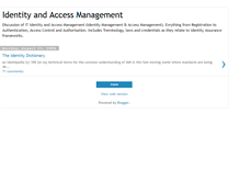 Tablet Screenshot of identityaccessman.blogspot.com