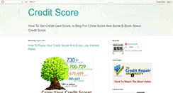 Desktop Screenshot of howtogetcreditcardscore.blogspot.com