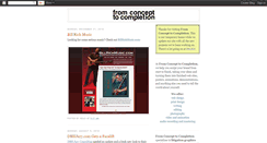 Desktop Screenshot of fromconcepttocompletion.blogspot.com