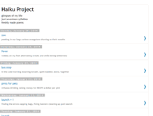 Tablet Screenshot of haiku-project.blogspot.com