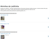 Tablet Screenshot of laiditinha.blogspot.com