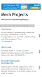 Mobile Screenshot of mechprojects.blogspot.com