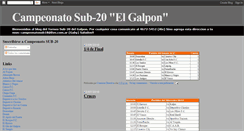 Desktop Screenshot of campeonatosub18.blogspot.com