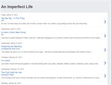 Tablet Screenshot of animperfectlife.blogspot.com