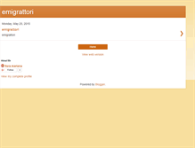 Tablet Screenshot of emigrattori.blogspot.com