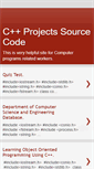Mobile Screenshot of cppprojectcode.blogspot.com