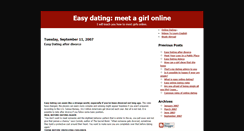 Desktop Screenshot of easy-dating.blogspot.com