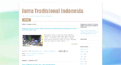 Desktop Screenshot of jamu-tradisional-indonesia.blogspot.com