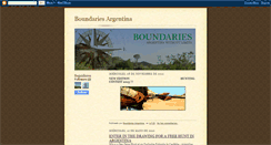 Desktop Screenshot of boundariesargentina.blogspot.com