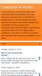 Mobile Screenshot of lessons4violin.blogspot.com