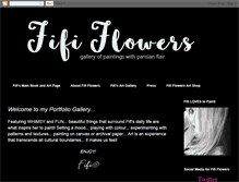 Tablet Screenshot of fififlowersdesign.blogspot.com