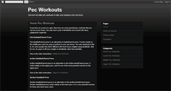 Desktop Screenshot of pecworkouts.blogspot.com