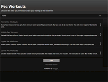 Tablet Screenshot of pecworkouts.blogspot.com
