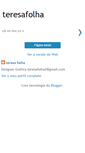 Mobile Screenshot of mariateresafolha.blogspot.com