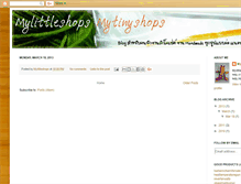 Tablet Screenshot of mylittleshops.blogspot.com