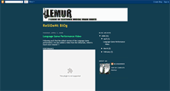 Desktop Screenshot of lemurresident.blogspot.com