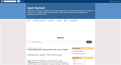 Desktop Screenshot of jyoti-kothari.blogspot.com