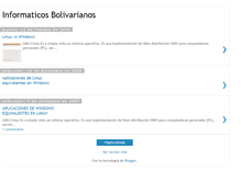 Tablet Screenshot of informaticosbolivarianos.blogspot.com