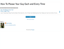 Tablet Screenshot of howtopleasureyourman.blogspot.com