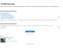 Tablet Screenshot of ict4democracy.blogspot.com