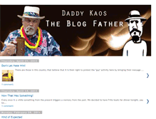 Tablet Screenshot of daddykaos.blogspot.com