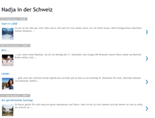 Tablet Screenshot of nadja-in-der-schweiz.blogspot.com