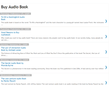 Tablet Screenshot of buyaudiobooks.blogspot.com