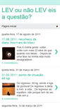 Mobile Screenshot of levianaaopoder.blogspot.com