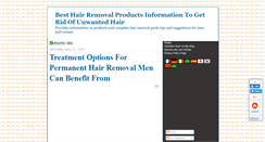 Desktop Screenshot of hairremovalproductstips.blogspot.com