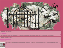 Tablet Screenshot of donaldascreativeplace.blogspot.com