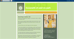 Desktop Screenshot of eastvicparkhousewife.blogspot.com