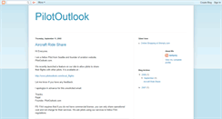 Desktop Screenshot of pilotoutlook.blogspot.com