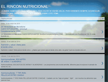 Tablet Screenshot of elrinconnutricional.blogspot.com