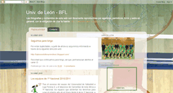 Desktop Screenshot of basketunileon.blogspot.com
