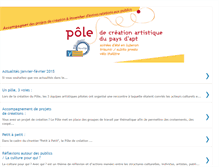 Tablet Screenshot of poledecreation.blogspot.com