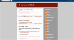 Desktop Screenshot of elcuartodelahistoria.blogspot.com