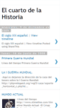 Mobile Screenshot of elcuartodelahistoria.blogspot.com