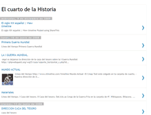 Tablet Screenshot of elcuartodelahistoria.blogspot.com