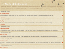 Tablet Screenshot of herworldofthemoment.blogspot.com