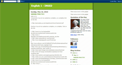 Desktop Screenshot of english1insed.blogspot.com
