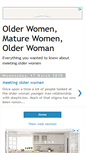 Mobile Screenshot of olderwomenmaturewomen.blogspot.com