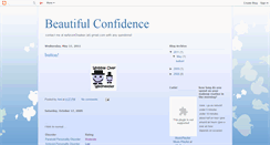 Desktop Screenshot of beautifulconfidence.blogspot.com