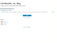 Tablet Screenshot of lifebenefits.blogspot.com