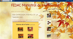 Desktop Screenshot of fedacmonistroldemontserrat.blogspot.com